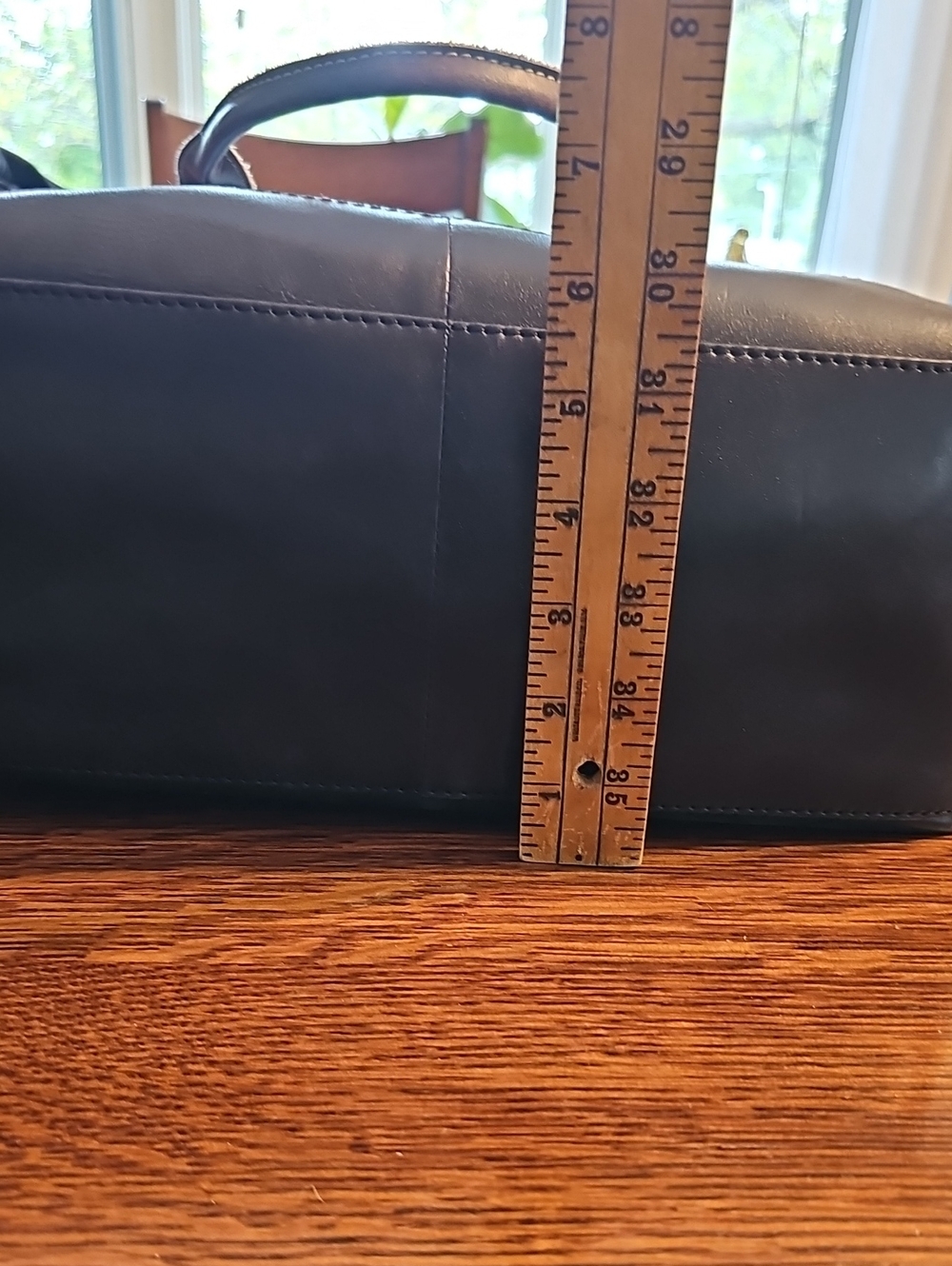 Nebraska Logo Leather Tote & Wallet - Picture 10 of 11